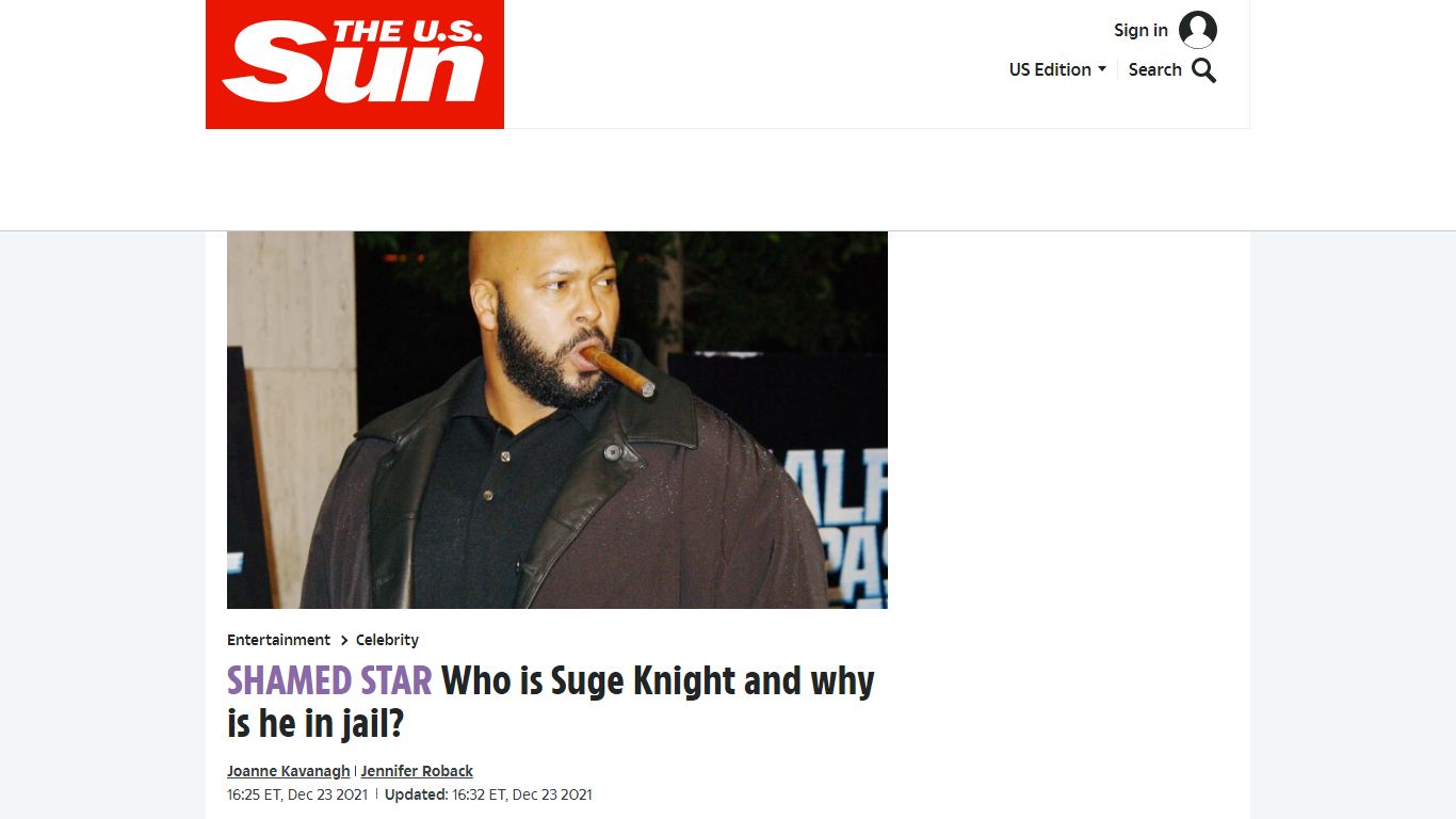 Who is Suge Knight and why is he in jail? | The US Sun