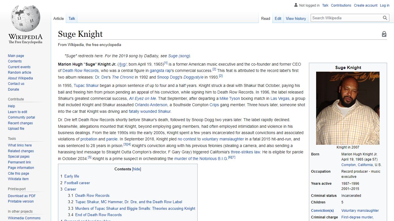 Suge Knight - Wikipedia